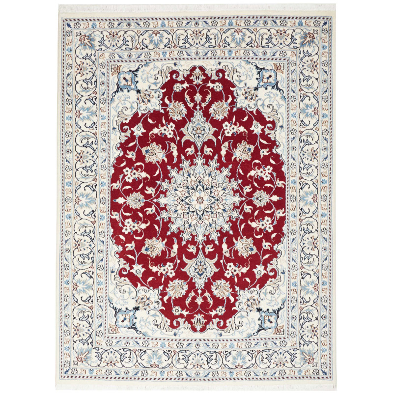 Nain Kashmar 144x198 Cm Nain Kashmar, Persia, Hand-carded