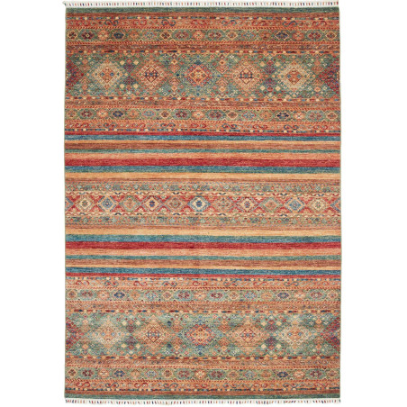 Hand Made Rug Samarkand Pakistan 170x241 Brick