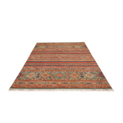 Hand Made Rug Samarkand Pakistan 170x241 Brick