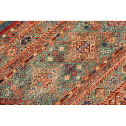 Hand Made Rug Samarkand Pakistan 170x241 Brick