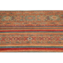 Hand Made Rug Samarkand Pakistan 170x241 Brick
