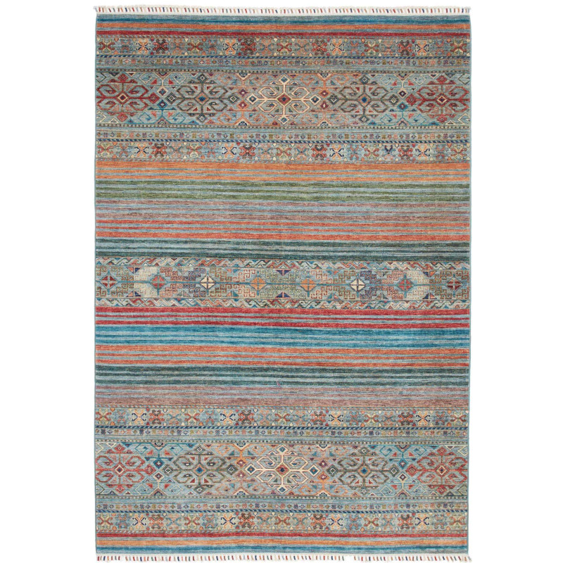 Hand Made Rug Istintia Pakistan 168x239 Blue Or