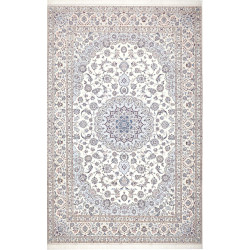 Hand Made Rug Nain 6la Persia 213x325 Ivory Blu