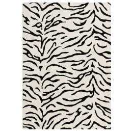 Tappeto Wilder figurativo nero e bianco 160x230
