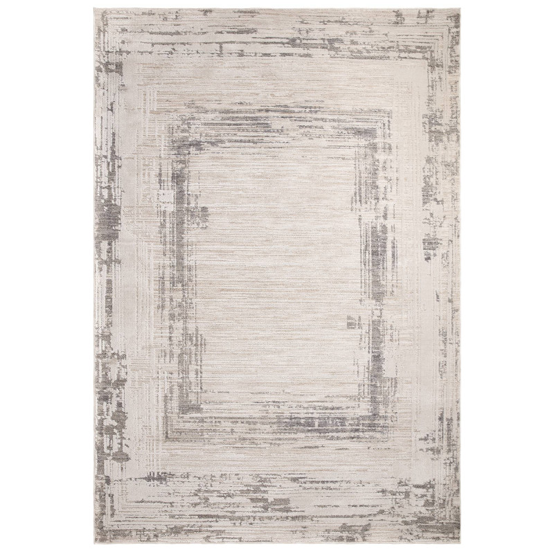 Rug Anders AN06 abstract Grey and cream white 24