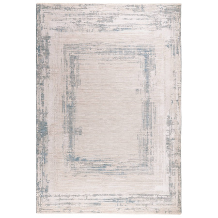 Tappeto Anders AN07 geometrico Blu e beige 120x1