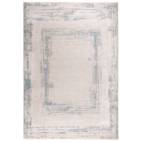 Tappeto Anders AN07 geometrico blu e beige 240x3