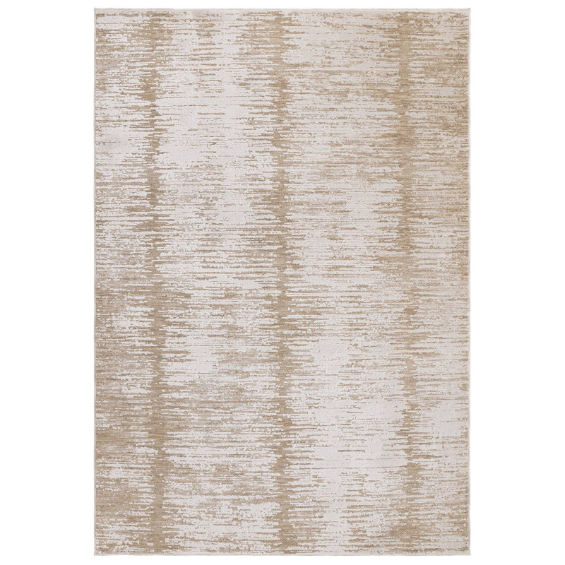 Tappeto Anders AN13 astratto Beige e bianco spor