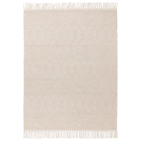 Tappeto Asra Ivory geometrico avorio e beige chi