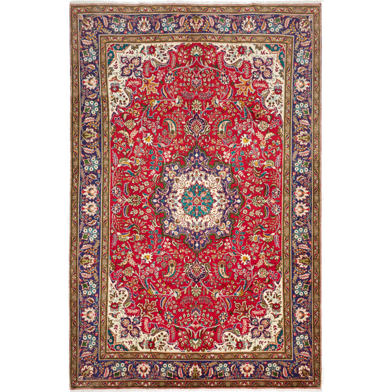 Tabriz 200x308 Cm Tabriz Persia Hand-carded Wool