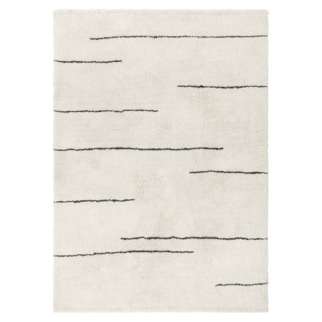 Rug Azera Berber Dash geometric cream and anthra