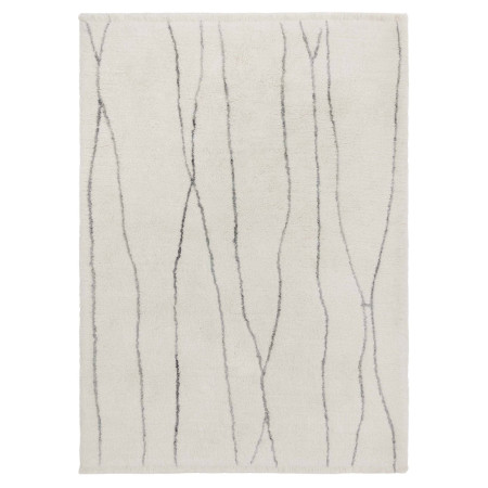 Tappeto Azera Berber Lineal geometrico crema e g