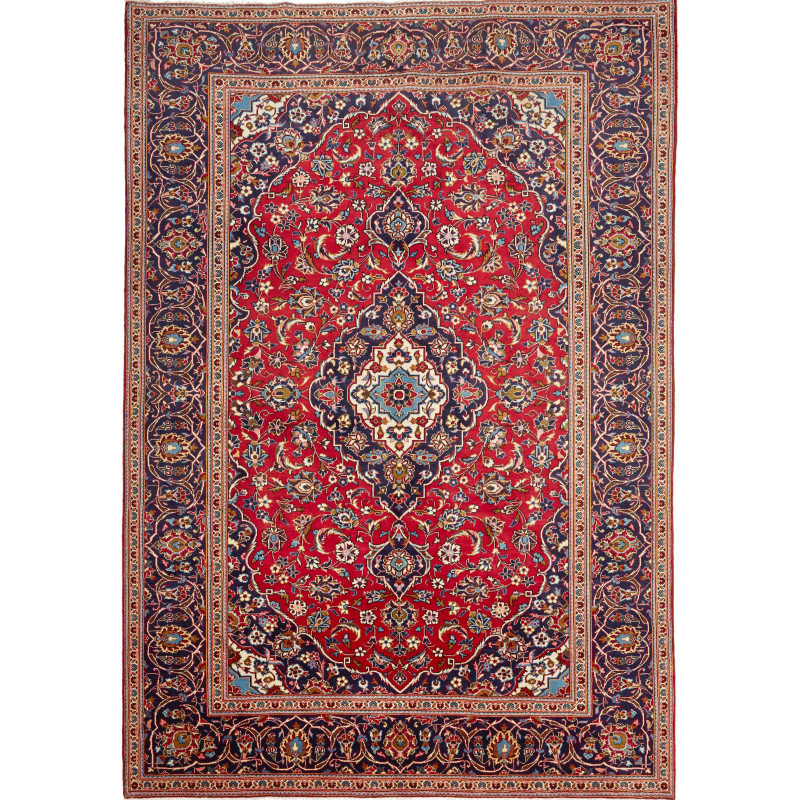 Ardakan 242x353 Cm Ardakan Persia Hand-carded Wool Cotton
