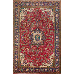 Tabriz 200x303 Cm Tabriz, Persia, Hand-carded Wool (warp: