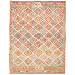 Kilim 155x202 Cm Kilim, Afghanistan, Hand-carded Wool (warp:
