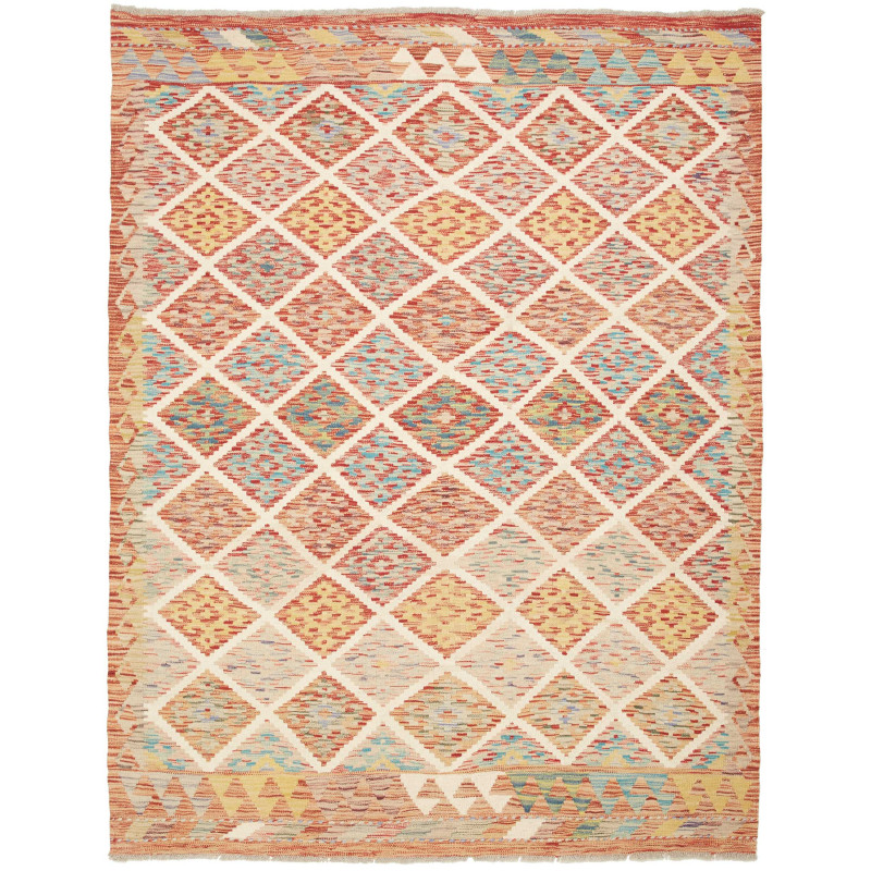 Kilim 155x202 Cm Kilim, Afghanistan, Hand-carded Wool (warp: