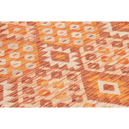 Hand Made Rug Kilim Afghanistan 149x195 Orange