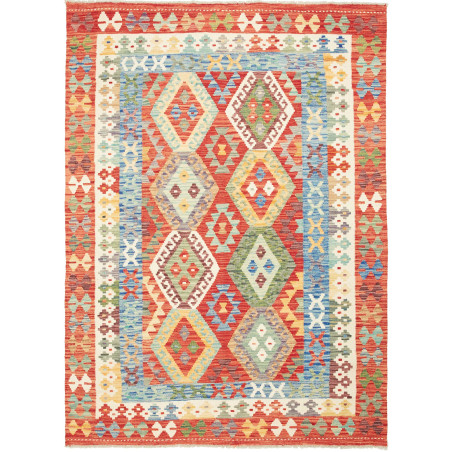 Kilim 154x209 Cm Kilim, Afghanistan, Hand-carded Wool,