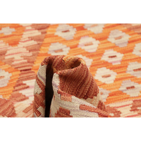 Hand Made Rug Kilim Afghanistan 149x195 Orange