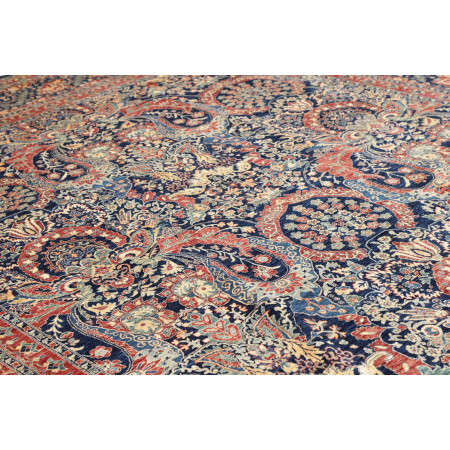 Hand Made Rug Floralia Pakistan 297x427 Midnigh