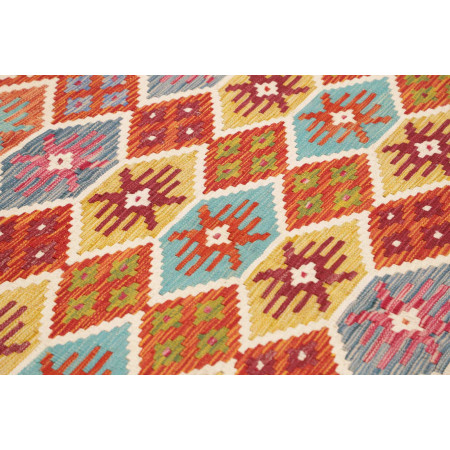 Hand Made Rug Kilim Afghanistan 173x255 Red Lig