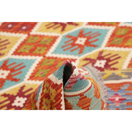 Hand Made Rug Kilim Afghanistan 173x255 Red Lig