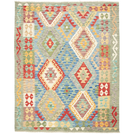 Kilim 155x195 Cm Kilim, Afghanistan, Hand-carded Wool (warp: