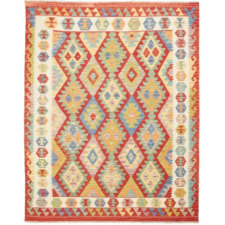 Kilim 158x194 Cm Kilim, Afghanistan, Hand-carded Wool (warp: