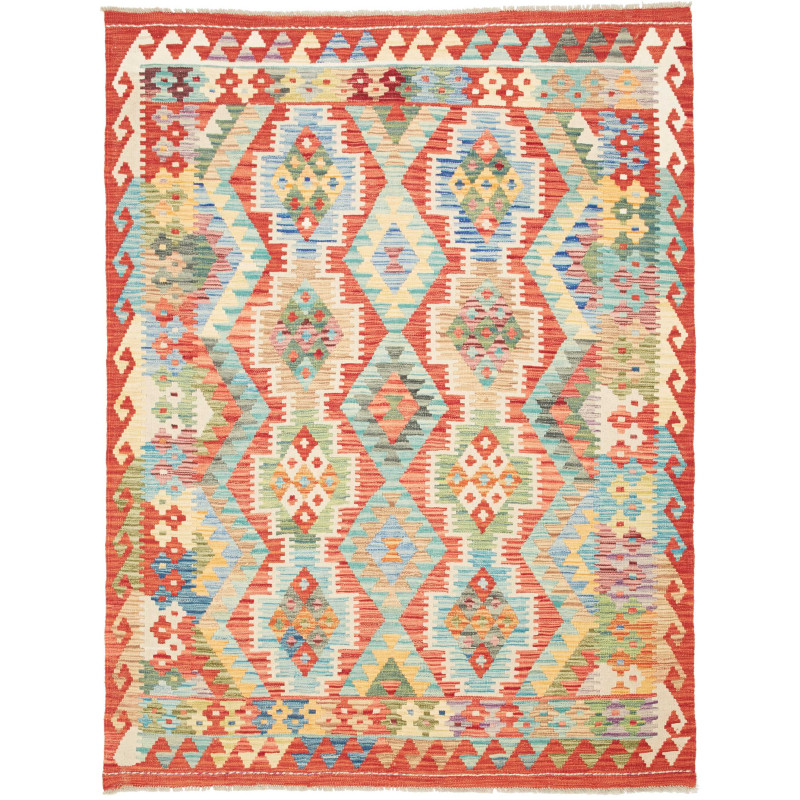 Kilim 146x196 Cm Kilim, Afghanistan, Hand-carded Wool (warp: