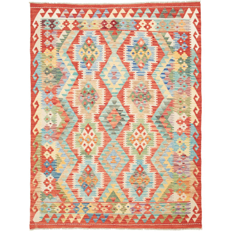 Kilim 146x196 Cm Kilim, Afghanistan, Hand-carded Wool (warp: