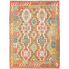 Kilim 145x194 Cm Afghan Kilim Made Of Hand-carded Wool.