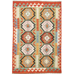 Kilim 99x147 Cm Kilim, Afghanistan, Hand-carded Wool