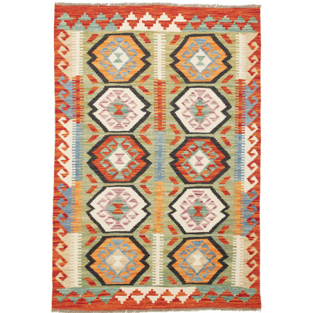 Kilim 99x147 Cm Kilim, Afghanistan, Hand-carded Wool