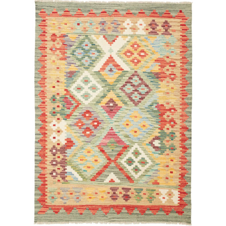 Kilim 104x146 Cm Kilim Afghanistan Hand-carded Wool (warp: