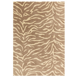 Tappeto Wilder figurativo beige e marrone chiaro