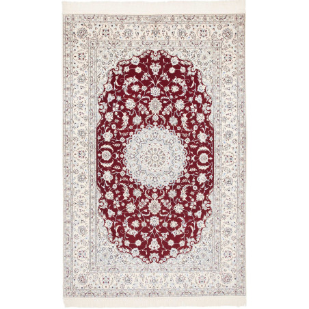 Tappeto Originale Nain 6la Persia 155x240 Rosso