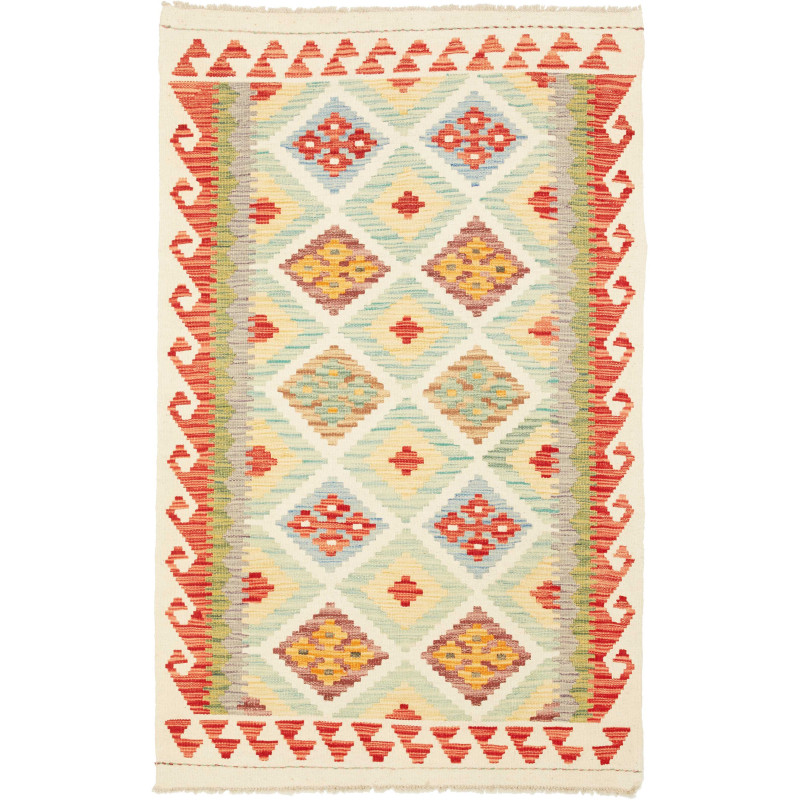 Kilim 99x155 Cm Kilim, Afghanistan, Hand-carded Wool (warp: