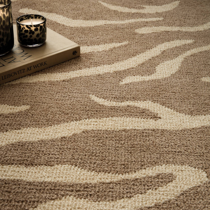 Rug Wilder figurative beige light brown 200x290