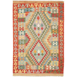 Kilim 104x150 Cm Kilim Afghanistan, Hand-carded Wool (warp: