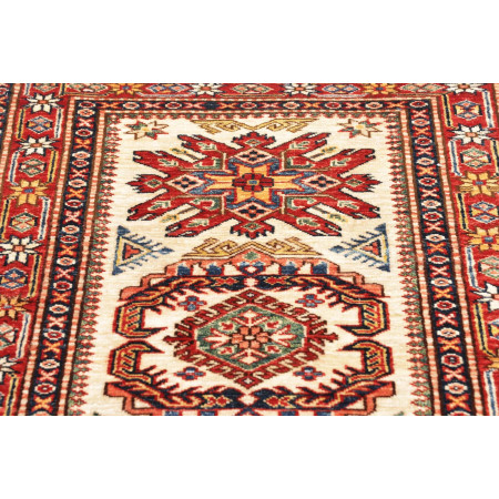 Hand Made Rug Kazak Fine Pakistan 82x268 Ivory
