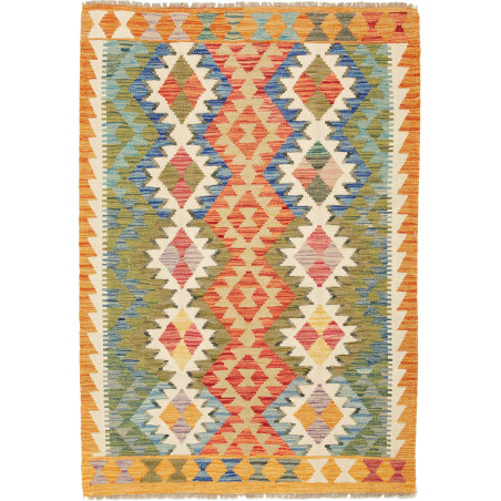 Kilim 103x146 Cm Kilim Afghanistan Hand-carded Wool (warp: