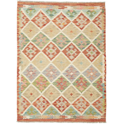 Kilim 109x139 Cm Kilim Afghanistan Hand-carded Wool