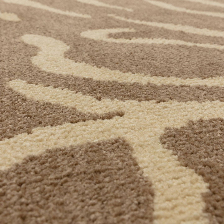 Rug Wilder figurative beige light brown 200x290