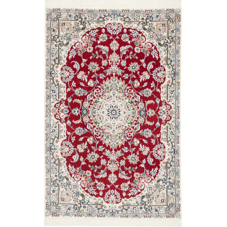 Hand Made Rug Nain 9la Persia 102x157 Red Ivory