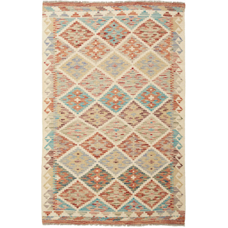 Kilim 101x153 Cm Kilim, Afghanistan, Hand-carded Wool, 0.3