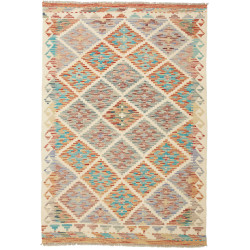 Kilim 98x144 Cm Kilim, Afghanistan, Hand-carded Wool (warp: