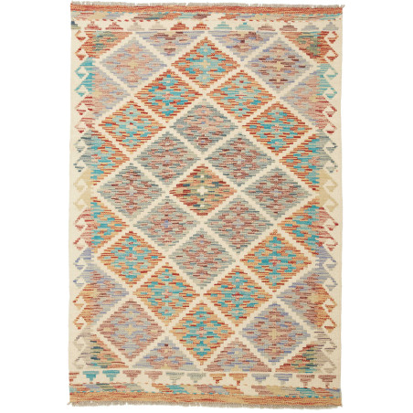 Kilim 98x144 Cm Kilim, Afghanistan, Hand-carded Wool (warp: