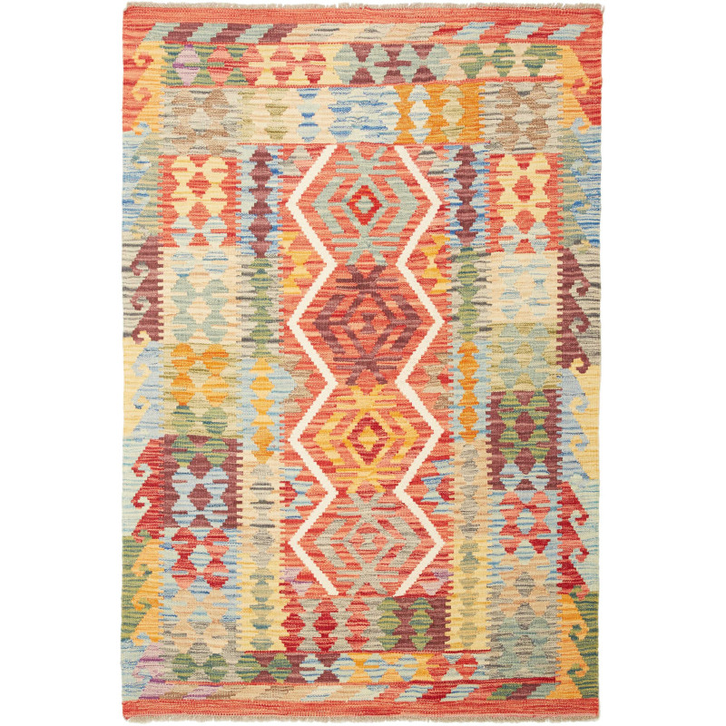 Kilim 104x153 Cm Kilim Afghanistan, Hand-carded Wool