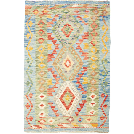 Kilim 97x145 Cm Kilim, Afghanistan, Hand-carded Wool (warp: