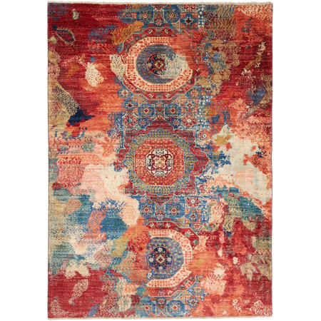 Hand Made Rug Vintage Erased Pakistan 143x200 R